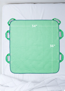 Sous-coussin de <span class=keywords><strong>lit</strong></span> réutilisable lavable et imperméable super absorbant pour incontinence et <span class=keywords><strong>pipi</strong></span> avec 4 6 8 poignées IMPROVE FDA CE OEKO tex - Product Image 5