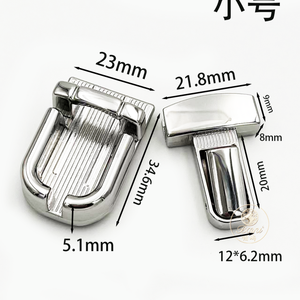 TANAI Ensemble de fermoirs universels tendance pour sacs à main – Accessoires de quincaillerie en fer pour articles en cuir DIY, tête de serrure en fer - Product Image 6