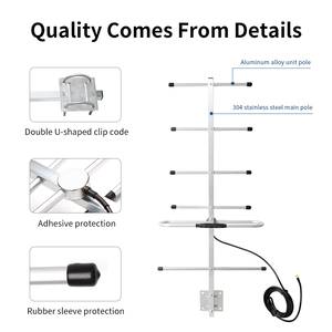 12dbi 3 6 8 Elementos 423-443 MHz Antena direccional inalámbrica Yagi para amplificador de señal de comunicación - Product Image 4