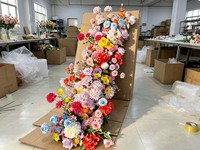 Guirnalda de Flores Artificiales de Seda Multicolor de 2m para Bodas, Pasillos, Fiestas, Eventos, Escenarios, Arreglos Florales, TUOYI, Venta al Por Mayor