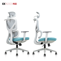 Chaise d'ordinateur ergonomique pour bureau à domicile, chaise de bureau ergonomique pour femmes de grande taille, chaise de direction