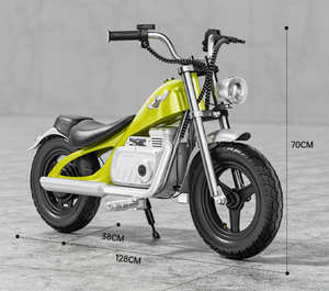 Motocicletta Elettrica Compatta 250W, Auto Giocattolo Retrò a Due Ruote per Ragazzi e Ragazze, Sedile Storm <span class=keywords><strong>Rider</strong></span> per 15-100KG, Sotto i 40km/h, 24V - Product Image 2