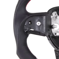 Volant en fibre de carbone véritable compatible avec Dodge Charger 2015+, Challenger, Challenger SRT, volant de voiture personnalisé