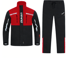 Duhan D-2183 - Conjunto Impermeable <span class=keywords><strong>de</strong></span> Chaqueta y Pantalones <span class=keywords><strong>de</strong></span> Motocicleta para <span class=keywords><strong>Hombre</strong></span>, <span class=keywords><strong>de</strong></span> Tela Oxford, Especial para Repartidores y Viajes - Product Image 2