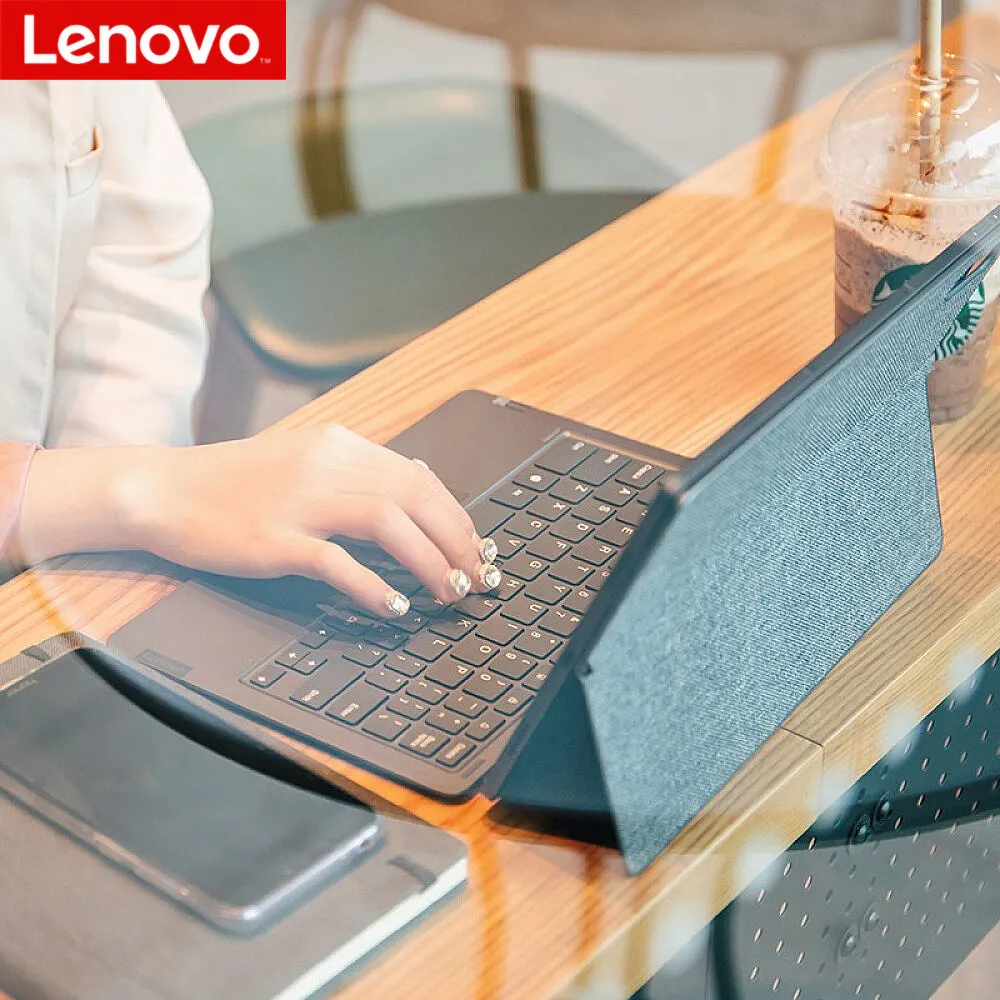 Lenovo original 10.6 polegada android tablet caso com teclado removível sem fio bluetooth