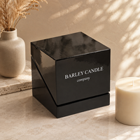Échantillons Gratuits - Boîtes d'Emballage Carrées Noires en Carton pour Cadeaux et Bougies