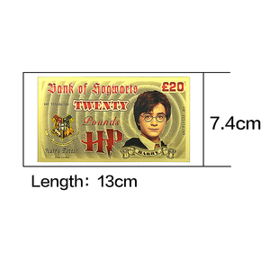 Billet de banque commémoratif en feuille d'or sur le thème de l'anime américain, collection de souvenirs de dessins animés, carte plaquée or pour cadeau - Product Image 2