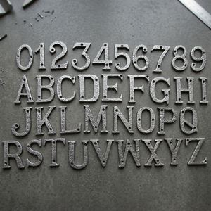 Cast Iron Black Alphabet <b>Letters</b> Metal <b>Wall</b> Art INS Style Home Decor by Chaman India - Product Image 3