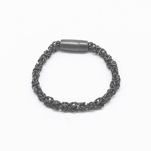 yunnique Unisex Chain Link Bracelet Titanium Steel Geometric Design <b>Puzzle</b> Clasp Fashion Jewelry - Product Image 5