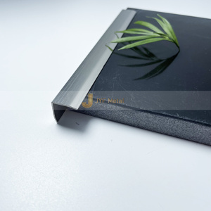 Profilé de carrelage en acier inoxydable 304 brossé en forme de L pour la décoration de meubles d'appartement, durable et étanche, design contemporain - Product Image 2