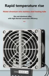 तापमान नियंत्रक hvl031 स्थिर तापमान डिवाइस तापमान संरक्षण इलेक्ट्रिक प्रशंसक एल्यूमीनियम मिश्र धातु हीटर के साथ - Product Image 6