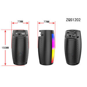 ลำโพงเกมมิ่งไร้สายพกพา พร้อมไฟ LED RGB ลำโพงสเตอริโออัจฉริยะอเนกประสงค์สำหรับงานปาร์ตี้กลางแจ้ง - Product Image 6