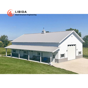 预制钢结构农场预制钢棚预制重型建筑热卷框架建筑预制仓库 - Product Image 2