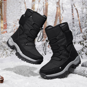 <span class=keywords><strong>Bottes</strong></span> de neige en fourrure chaudes d'extérieur pour hommes chaussures mi-longues en coton chaussures de neige pour femmes à la mode <span class=keywords><strong>meilleures</strong></span> ventes pour l'<span class=keywords><strong>hiver</strong></span> - Product Image 5