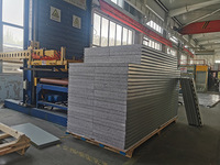 Toiture en acier galvanisé isolée en mousse sandwich, flexible, prête à l'emploi pour maison préfabriquée, salle blanche, écologique, garantie 5 ans