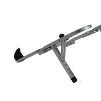 Support de tablette de bureau ergonomique et confortable, pliable, en alliage d'aluminium, avec 6 niveaux de réglage de la hauteur et dissipation thermique, nouveauté 2025
