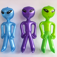 Poupée gonflable Alien pour Halloween/Noël, accessoire de décoration effrayant pour fêtes et bars, en PVC écologique, compatible OEM/ODM