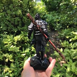 Offres Spéciales obsidienne singe roi sculpture dernière conception sculpté à la main mythe chinois cristal fabriqué cadeau - Product Image 5