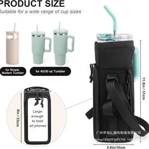 Bolsa Magnética Deportiva para Botella de Agua, Portátil, Cruzada, para Gimnasio, Viajes, Uso en el Gimnasio, Venta Caliente - Product Image 2