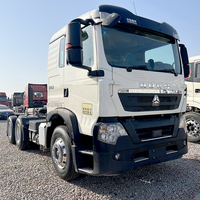 Camion tracteur diesel d'occasion Sinotruk HOWO TX à bas prix, 6x4, 380HP, 400HP, capacité 40T, pour conteneurs et remorques, tête de camion manuelle