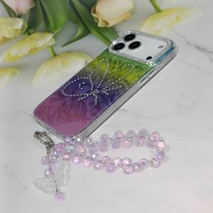 Funda de Teléfono Móvil de Lujo con Pedrería para iPhone X, Xr, Xs Max, 11, 12, 13, 14, 15, 16, 17 Pro Max, Fundas de Teléfono con Diseño de Mariposa para <span class=keywords><strong>Redmi</strong></span> 14C - Product Image 6