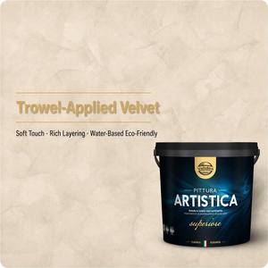 <span class=keywords><strong>Peinture</strong></span> acrylique extérieure Validea en poudre métallique, écologique, texture velours, finition métallique soyeuse et lisse, lavable, pour usine - Product Image 1