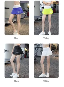 Tennis Skirt For Women Nylon And Spandex Sport Wear Tennis Skirts Women Fashions Wholesale With Pockets 2024 Hot