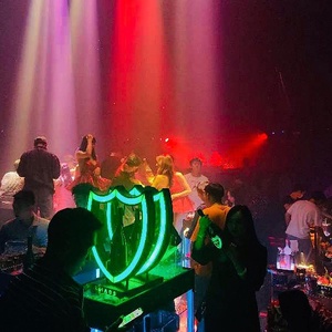 Thỏ đầu pha lê glorifer LED chiếu sáng giá rượu vang ánh sáng chủ Vodka Chai hiển thị cho tốt nghiệp và ramadan dịp - Product Image 2