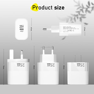 Prise EU US UK 25W chargeur super rapide 25W PD Usb-C Type C adaptateur de voyage pour <span class=keywords><strong>samsung</strong></span> S25 <span class=keywords><strong>S21</strong></span> S23 S24 <span class=keywords><strong>FE</strong></span> S24 Ultra S23 + - Product Image 4