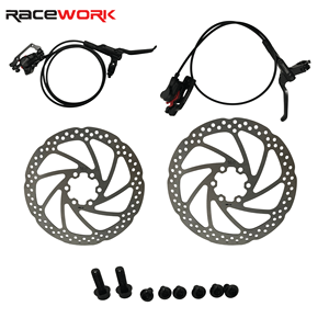 Set Aluminium Legering Links 850Mm/Rechts 1700Mm, Met 2X160Mm Rotoren Mountainbike Hydraulische Schijfrem - Product Image 3