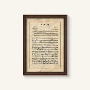 Vintage Rahmen Musik Wandmalerei Retro Klavier Violine Kunstwerke auf alten Noten für Bar Studio Office Innendekoration - Product Image 5