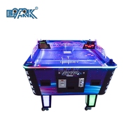 Máquina de juego eléctrica para niños y adultos, juguete de mesa de Hockey de aire de estrella de lujo de 7 pies y 8 pies, económica, operada por monedas grandes