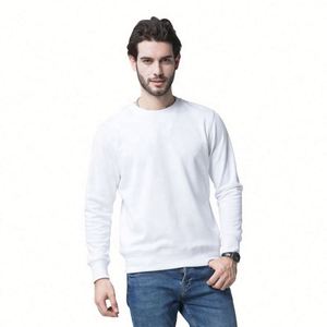 Sweat-shirts et pulls à capuche pour hommes, col rond uni, avec logo imprimé, vente en gros d'usine, broderie personnalisée, sweat-shirt vierge pas cher pour hommes - Product Image 5