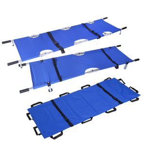 เปลพับได้ Tianhao รับน้ำหนักได้ 320 กิโลกรัม สีน้ำเงิน อุปกรณ์กู้ภัยฉุกเฉินแบบพกพา ใช้สำหรับรถพยาบาล - Product Image 1