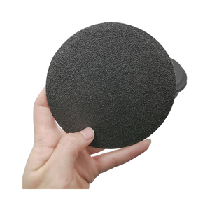 Hochwertige 4,5/5/6 Zoll 115/125/150mm Schwarze Siliziumkarbid Klett-Schleifscheiben zum Polieren von Marmor OEM - Product Image 4