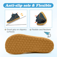 Chaussures de tennis pour garçons et filles, antidérapantes, légères, pour activités de plein air, avec une large boîte à orteils, chaussures pieds nus pour enfants