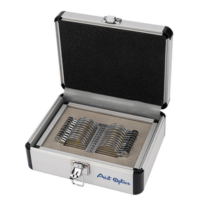 ชุดเลนส์ทดลองสำหรับอุปกรณ์ตรวจวัดสายตา Aist Optics รุ่น JS-22 ขายดี พร้อมกล่องอะลูมิเนียมแบบวงแหวนพลาสติก สำหรับใส่เลนส์แว่นตา - Product Image 1