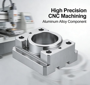Komponen Aluminium Baja Tahan Karat Pemesinan CNC Presisi Multi 5 Axis Milling Turning Manufaktur Suku Cadang Toleransi Tinggi - Product Image 1