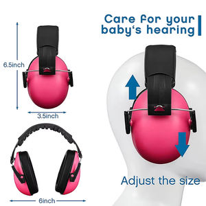 Auriculares con cancelación de ruido y protección auditiva con logotipo personalizado para niños pequeños, protectores de orejeras de seguridad - Product Image 5