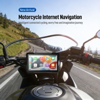 Navegador para Motocicleta con Pantalla de 7' Resistente al Agua IP67, con CarPlay Inalámbrico, Android Auto, TPMS, BSD y Cámara para Tablero, Compatible con Todas las Motocicletas