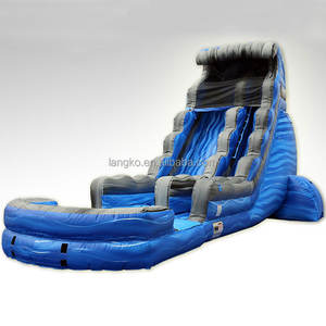 กระดานลื่น<span class=keywords><strong>เป่า</strong></span><span class=keywords><strong>ลม</strong></span>เล่นเกมกลางแจ้งพร้อมเครื่องเป่าลม - Product Image 1