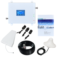 Penguat Sinyal Repeater Jaringan Dual Band 70Db GSM 900/WCDMA 2100Mhz Penguat Sinyal Ponsel