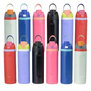 Cross-border New Double Drinking Fruit Cup <b>Large</b> Capacity Stainless Steel Thermos Outdoor Portable Sports <b>Kettle</b> for Children - Product Image 1
