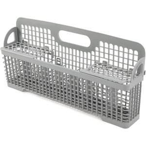 WP8562043 Cesta para Cubiertos de Plástico Gris para Lavavajillas, Compatible con Lavavajillas Whirlpool y Kenmore - Product Image 1