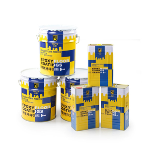 Revêtement de sol en époxy couleur grise, sol en béton industriel, finition lisse, application au rouleau - Product Image 2