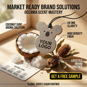 SHINY Désodorisant de voiture en papier imprimé double face, forme personnalisée, écologique, longue durée, parfum pour voiture, <span class=keywords><strong>carte</strong></span> parfumée - Product Image 2