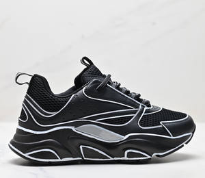 उच्च गुणवत्ता वाले डिजाइनर काले सफेद b22 स्नीकर लक्जरी जूते पुरुषों आकस्मिक जैपाटोस दरवाजे के साथ एक साथ - Product Image 2