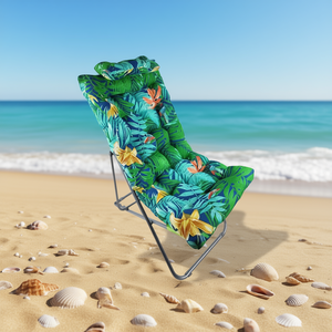 TUMBONA 55*146CM-2, Colchoneta de Playa Rellena de Algodón, Cojines y Almohada para una Relajación Cómoda al Aire Libre - Product Image 3