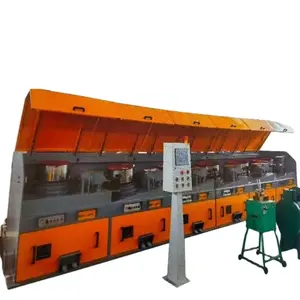 High efficiency direct wire drawing machine Straight line metal low carbon wire drawing machine