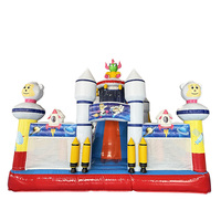 Parc d'attractions gonflable géant sur le thème des astronautes pour enfants, en PVC écologique, avec logo personnalisé, château de jeu, équipement extérieur